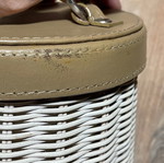 Handbag basket used, beige