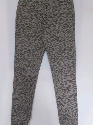 Γυναικείες τζιν με λεοπάρ σχέδιο, σαν καινούργιες, μέγεθος XS/S