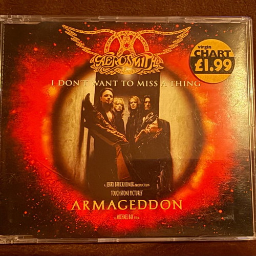 Aerosmith I Don't Want To Miss A Thing CD single like new, rock