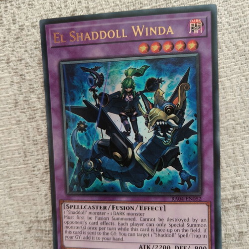 Yu-Gi-Oh El Shaddoll Winda Ultra Rare card like new
