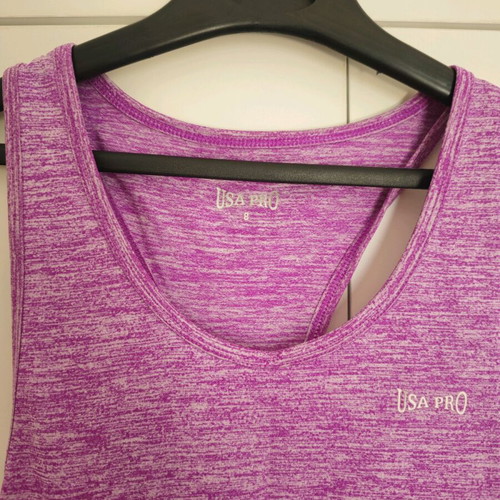Usa Pro sports top like new, purple, size S