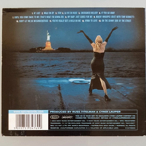 Cyndi Lauper At Last CD like new