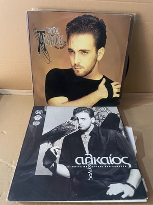 Vinyl records used, set of 15, laiko genre