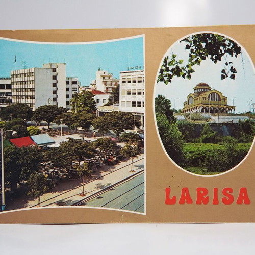 Postcards used, pack of 2, Larissa