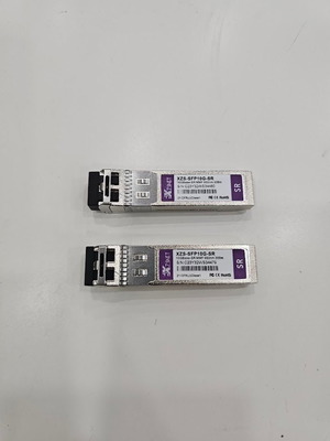 XZSNET 10GBASE-SR SFP+ 10Gb LC multimode transceiver module set of 2