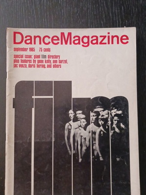 Dance Magazine September 1965 used, good condition