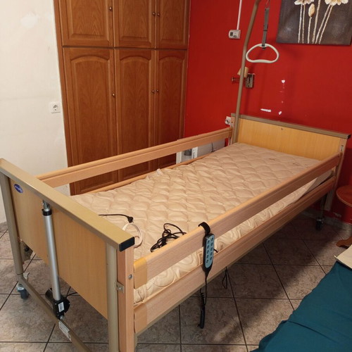 Special Use Wheelchair, Electric Bed with Mattress, Transport Chair, Food Table like new