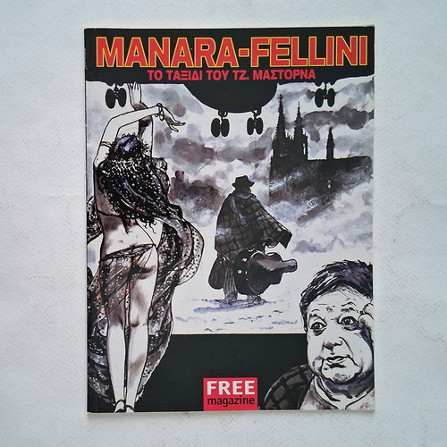 Manara-Fellini The Journey of Tz. Mastorna comic book
