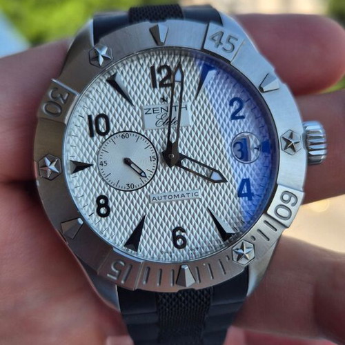 Zenith Elite Automatic Diver 300m watch used, full set