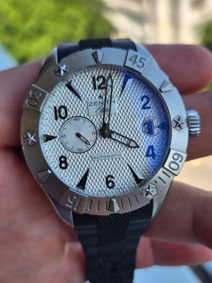 Zenith Elite Automatic Diver 300m watch used, full set
