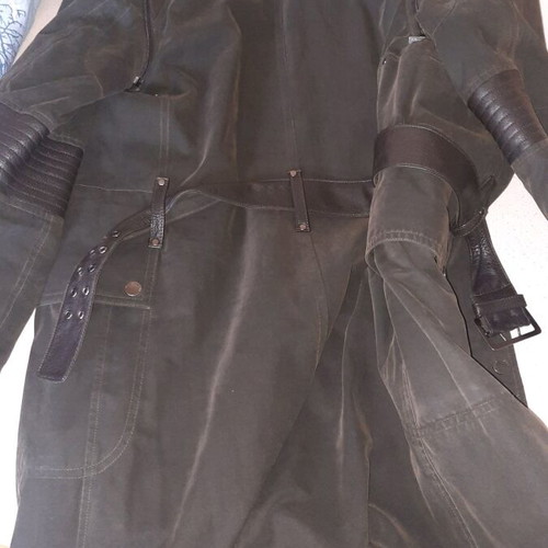 BSB coat like new, warm, size S, long with leather details