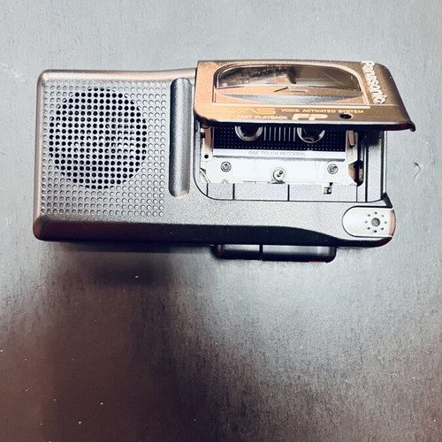 Panasonic Vintage Portable Cassette Recorder new, with two cassettes