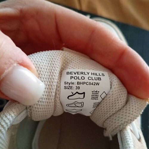 Polo Club beige sneakers, size 39