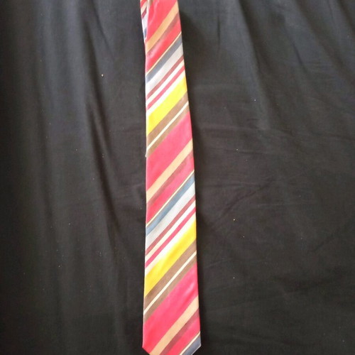Tie Rack tie like new, multicolored, linen fabric