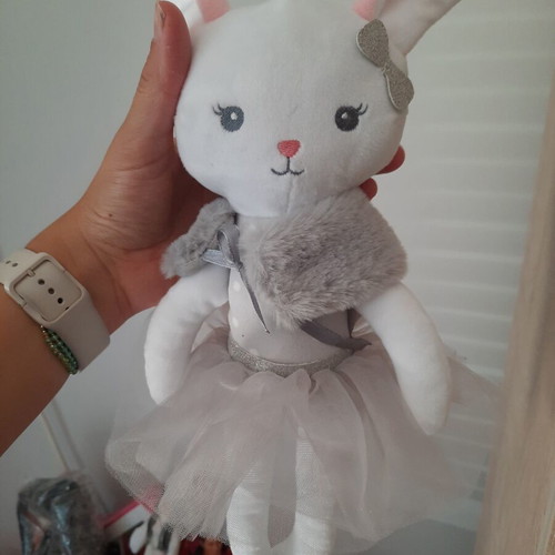 Lolly Puffs plush ballerina bunny doll, Amek Toys Tedsy