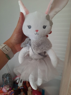 Lolly Puffs plush ballerina bunny doll, Amek Toys Tedsy
