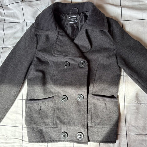 Calliope women's coat size L like new, grey melange