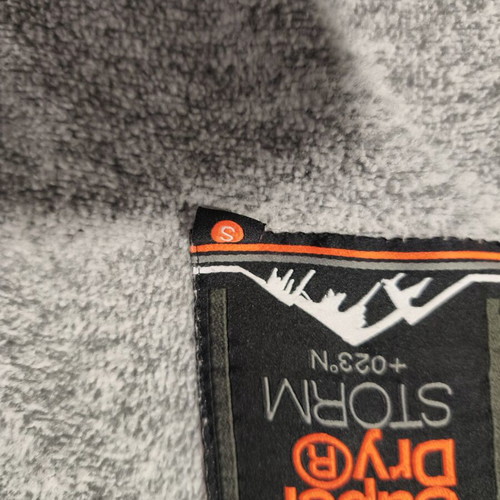 Superdry gray jacket Small like new