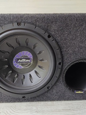 AXTON CAB250 10" Car Subwoofer Box, 100W RMS, Swiss Engineering