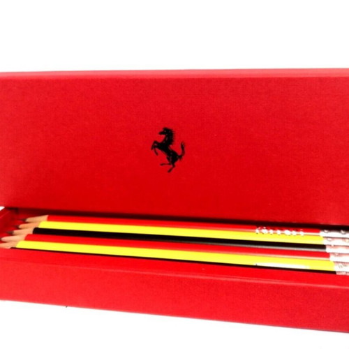 Ferrari collectible set of 6 pencils new, original colors