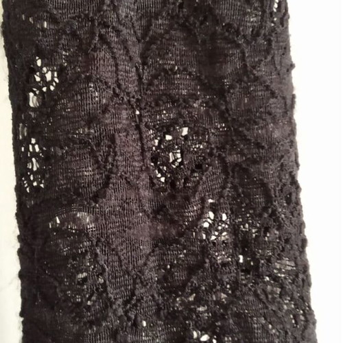 Black evening dress with long sleeves, like new, size XS