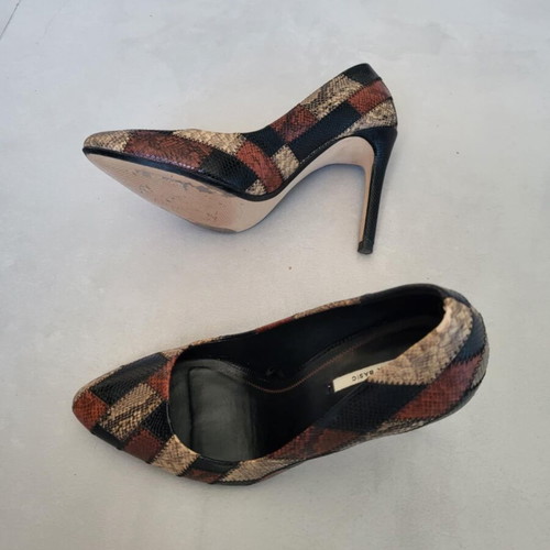 Zara multicolor snake skin pattern pumps size 38 like new