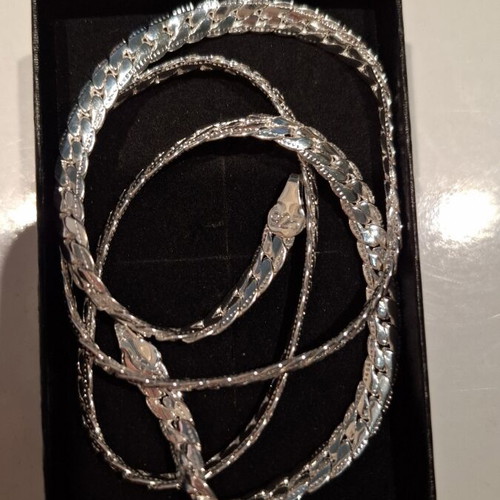 Chain 925 sterling silver, 49 cm, new