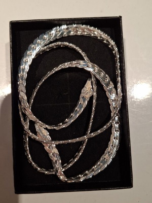 Chain 925 sterling silver, 49 cm, new
