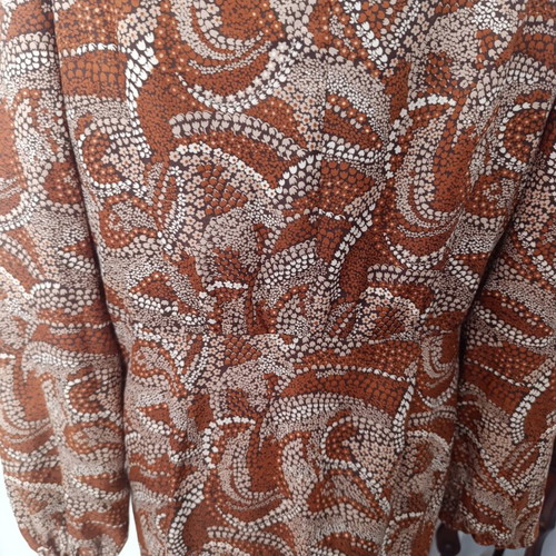 Custom Made Women's Dress spring vintage fabric plus size