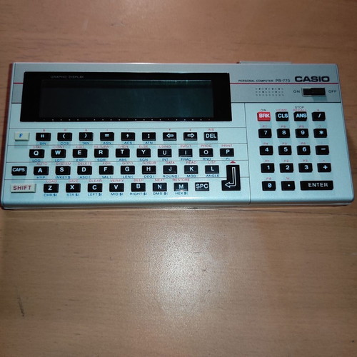 Casio PB-770 personal computer vintage φορητός υπολογιστής 1983 μεταχειρισμένος