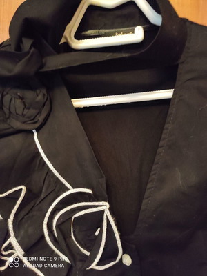 Branded evening shirt like new, black, size M