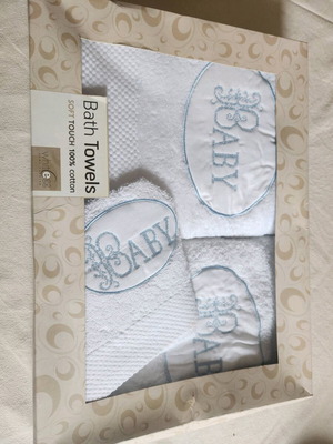 Βρεφικές πετσέτες καινούργιες, 100% cotton