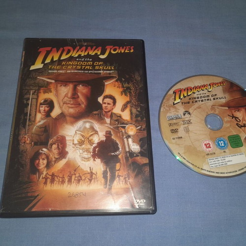 Indiana Jones και το Βασίλειο του Κρυστάλλινου Κρανίου DVD μεταχειρισμένο, περιπέτεια, υπότιτλοι