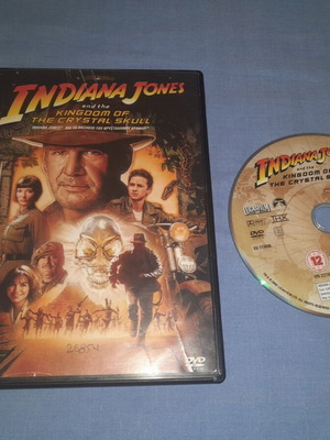 Indiana Jones και το Βασίλειο του Κρυστάλλινου Κρανίου DVD μεταχειρισμένο, περιπέτεια, υπότιτλοι