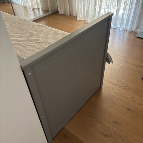 Sofa bed with mattresses and 3 drawers, like new