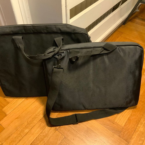 Laptop bags used, pack of 2, 42x32 cm, black