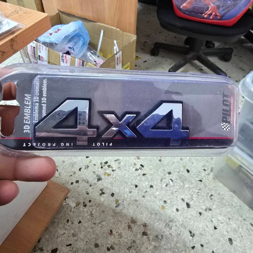 3D Chrome 4x4 Emblem Sticker Waterproof