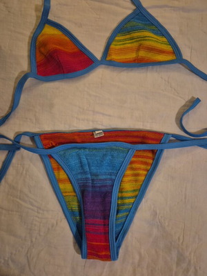 Ammos knitted swimsuit multicolor like new, size M
