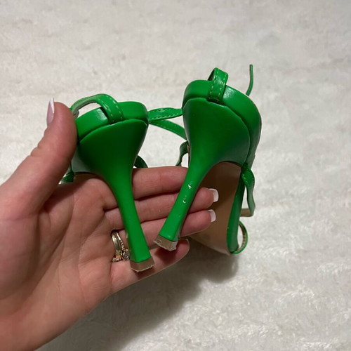 Elta heels used, green size 37.5