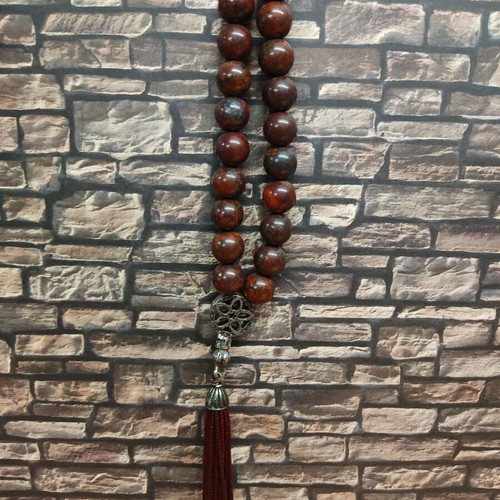 Jasper Komboloi new with tag, semi-precious stones
