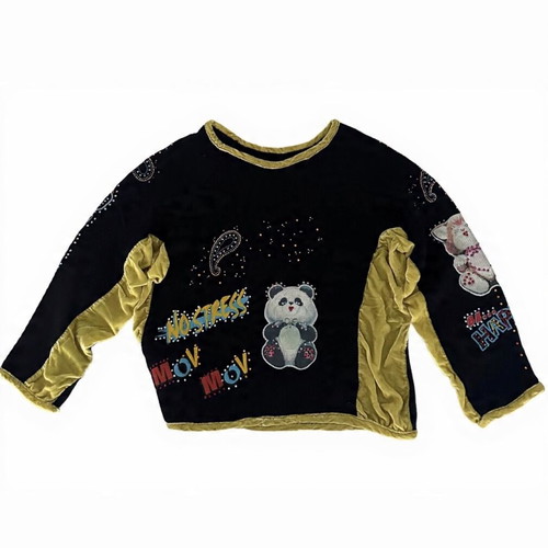 Maurizio vintage designer sweatshirt like new, one size