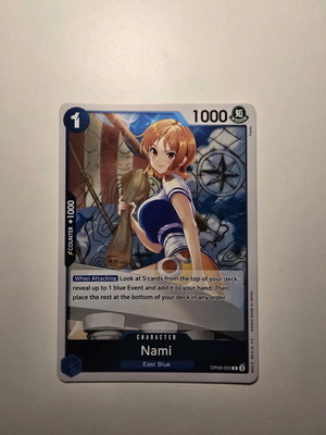 Nami One Piece Card Game OP09-050 Rare нова