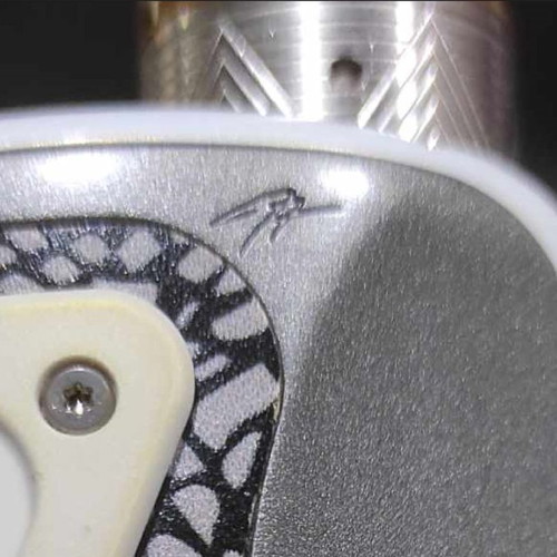 WISMEC box mod REULEAUX TINKER used, pearl white 300 watt