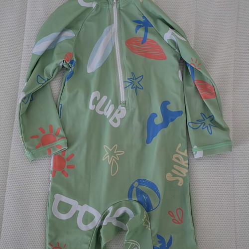 Orchestra baby boy swimsuit with SPF50 UV protection, like new