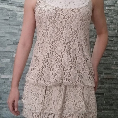 Molly Bracken mini dress like new, beige, size M