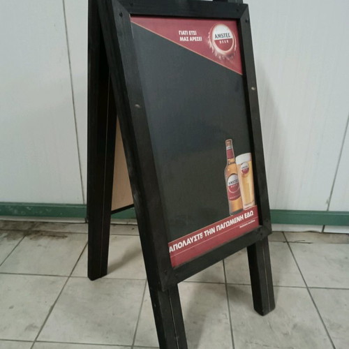 Wooden double-sided chalkboard new