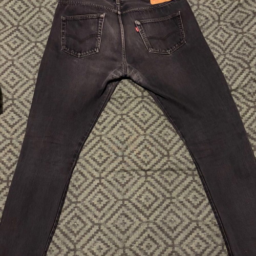 Levi's 501 Original Straight Jeans used, black, W36 L32, vintage style