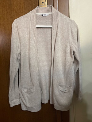 Knitted jacket Petit beige like new, size 42 M