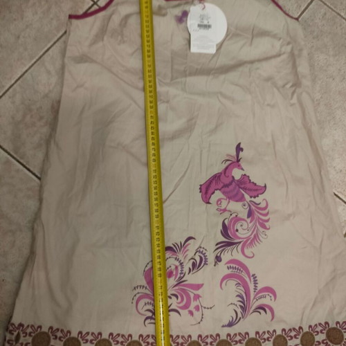 Rosalita Mc Gee dress new, cotton, boho style, beige multicolor