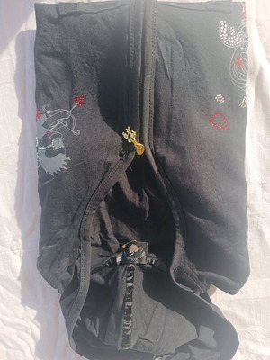 Royal Collection Black Y2K Hoodie Jacket Like New Size M